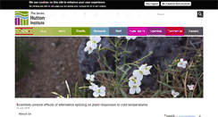 Desktop Screenshot of hutton.ac.uk
