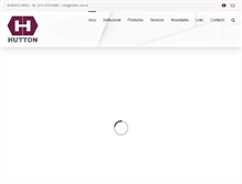 Tablet Screenshot of hutton.com.ar